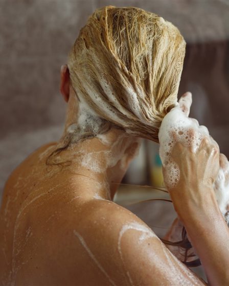 shampoing sec pour cheveux foncés et clairs