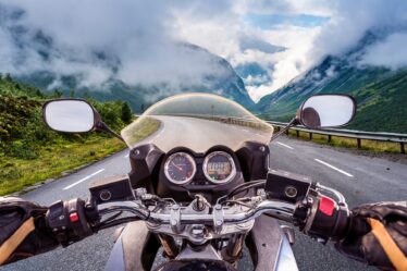 Biker First-person view