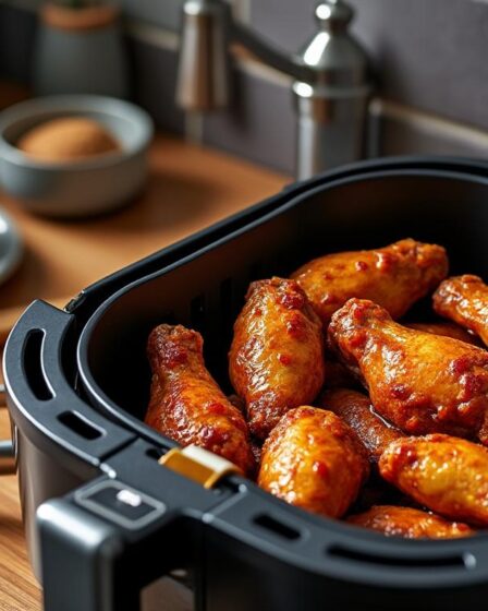 découvrez comment préparer des ailes de poulet croustillantes et savoureuses avec l'air fryer, l'appareil de cuisine tendance de l'année. explorez des recettes faciles et savoureuses qui raviront vos convives et donneront une touche saine à vos plats préférés.