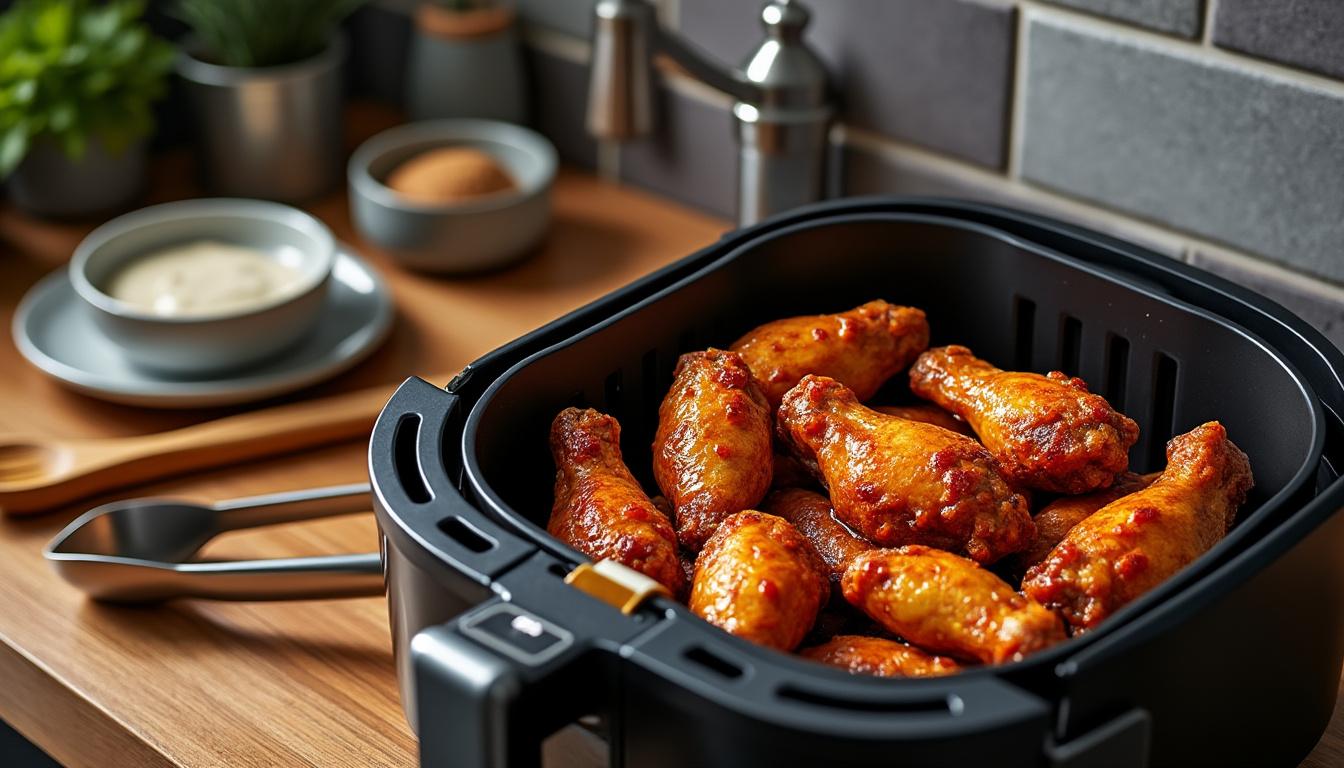 découvrez comment préparer des ailes de poulet croustillantes et savoureuses avec l'air fryer, l'appareil de cuisine tendance de l'année. explorez des recettes faciles et savoureuses qui raviront vos convives et donneront une touche saine à vos plats préférés.