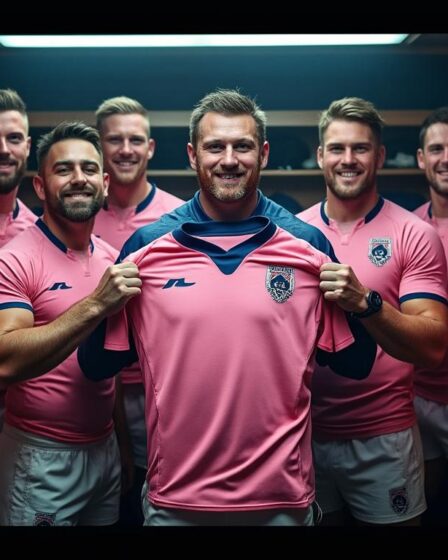 plongez dans l'histoire du stade français et découvrez les coulisses du lancement de son emblématique premier maillot rose. explorez l'impact de ce choix audacieux sur l'identité du club et son engagement envers des causes importantes.