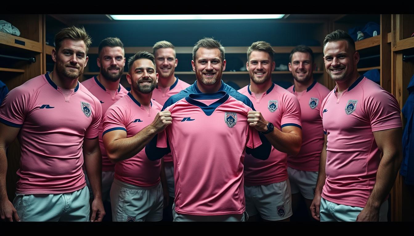 plongez dans l'histoire du stade français et découvrez les coulisses du lancement de son emblématique premier maillot rose. explorez l'impact de ce choix audacieux sur l'identité du club et son engagement envers des causes importantes.