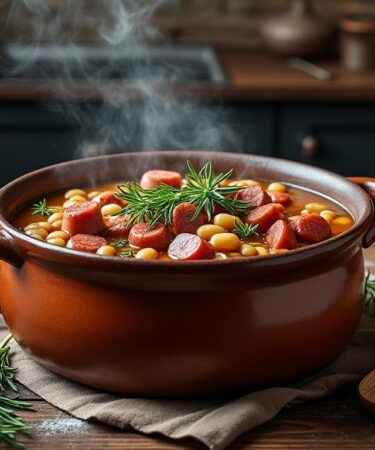 plongez dans l'authenticité du véritable cassoulet de castelnaudary. découvrez les secrets de cette recette traditionnelle, préparée avec soin et passion, qui fait la fierté de cette région. un voyage au cœur des saveurs du sud-ouest vous attend!