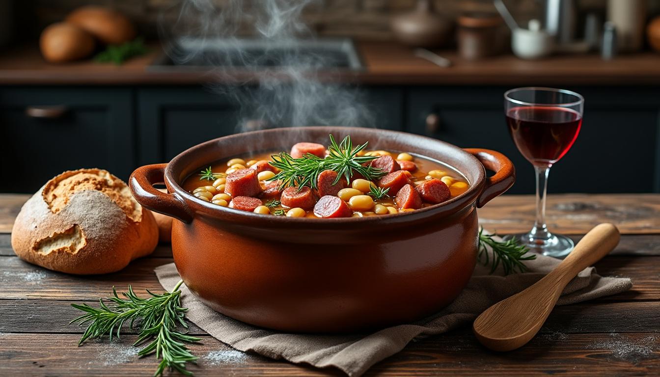 plongez dans l'authenticité du véritable cassoulet de castelnaudary. découvrez les secrets de cette recette traditionnelle, préparée avec soin et passion, qui fait la fierté de cette région. un voyage au cœur des saveurs du sud-ouest vous attend!