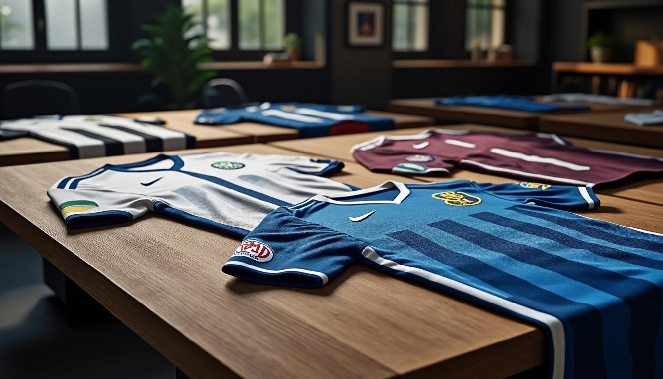 découvrez une sélection de modèles de gabarits de maillots de foot à imprimer. idéal pour créer et personnaliser facilement vos designs de maillots de football, que ce soit pour un projet scolaire, un club ou le plaisir !