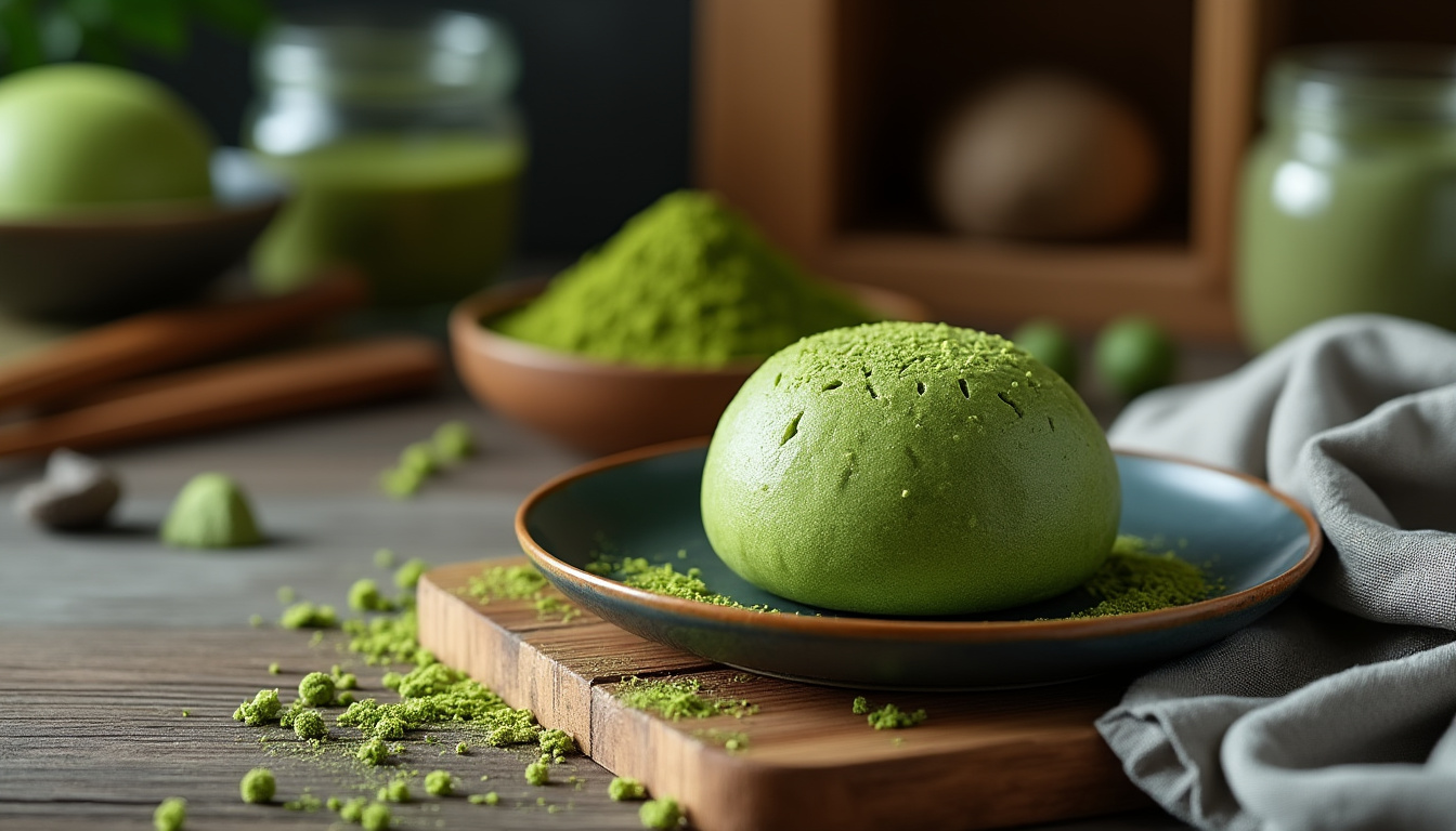 découvrez les vertus du matcha en savourant notre délicieuse recette de mochi au matcha. profitez de ses bienfaits pour la santé tout en vous régalant avec ce dessert japonais fait maison !