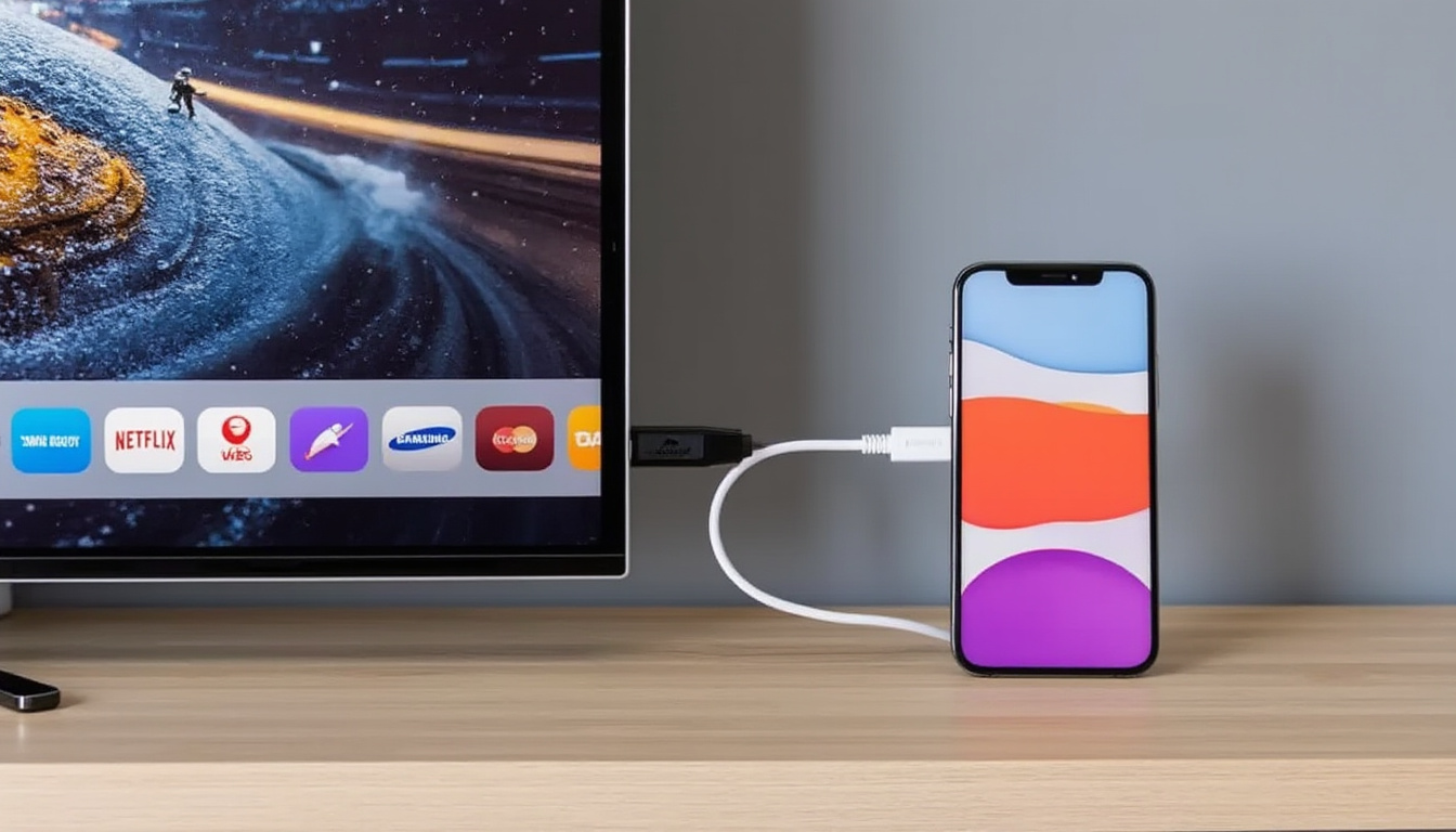 découvrez comment connecter facilement votre iphone à une tv samsung grâce à ces étapes simples et pratiques. profitez de vos contenus préférés sur grand écran, sans difficulté ni câble superflu.