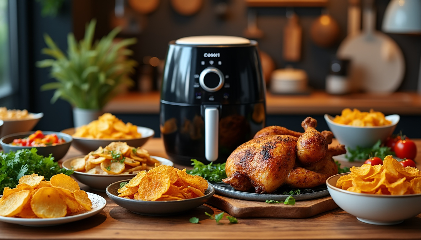 découvrez les meilleures recettes à préparer facilement avec le cosori 58 air fryer : idées savoureuses, conseils pratiques et astuces pour sublimer vos plats quotidiens avec cet appareil incontournable.