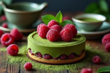 découvrez comment préparer un financier moelleux au thé matcha et aux framboises pour surprendre et régaler vos invités avec un dessert raffiné et original.