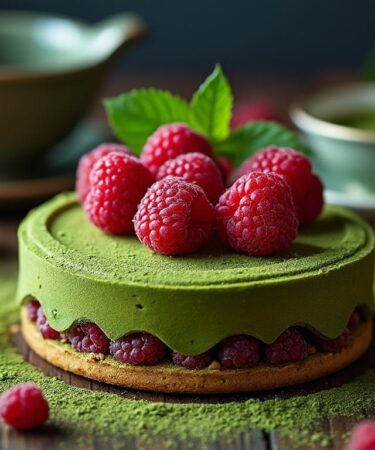 découvrez comment préparer un financier moelleux au thé matcha et aux framboises pour surprendre et régaler vos invités avec un dessert raffiné et original.