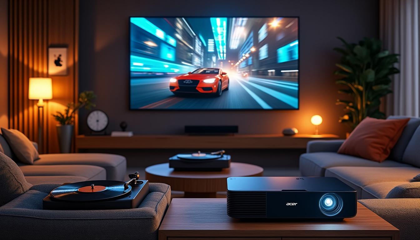 découvrez les meilleurs vidéoprojecteurs acer pour home cinéma et profitez de soirées inoubliables avec une qualité d'image exceptionnelle et un son immersif.