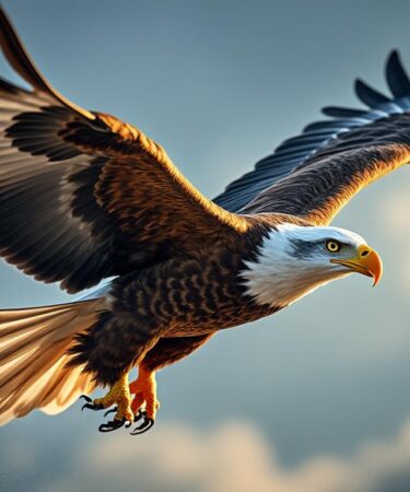 découvrez comment la vitesse incroyable de l'aigle lui permet de défier la gravité et de dominer les airs avec puissance et agilité.