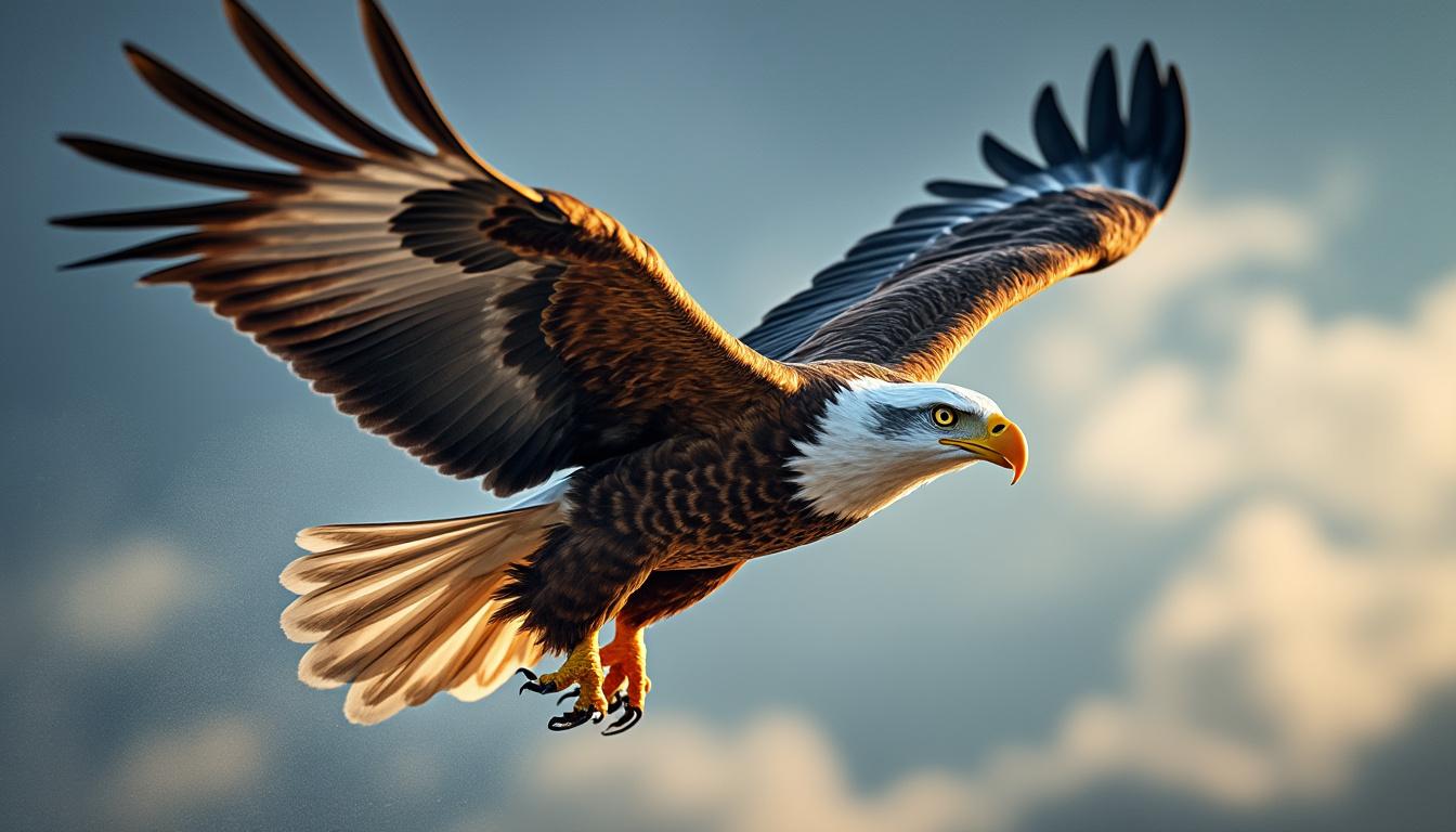 découvrez comment la vitesse incroyable de l'aigle lui permet de défier la gravité et de dominer les airs avec puissance et agilité.