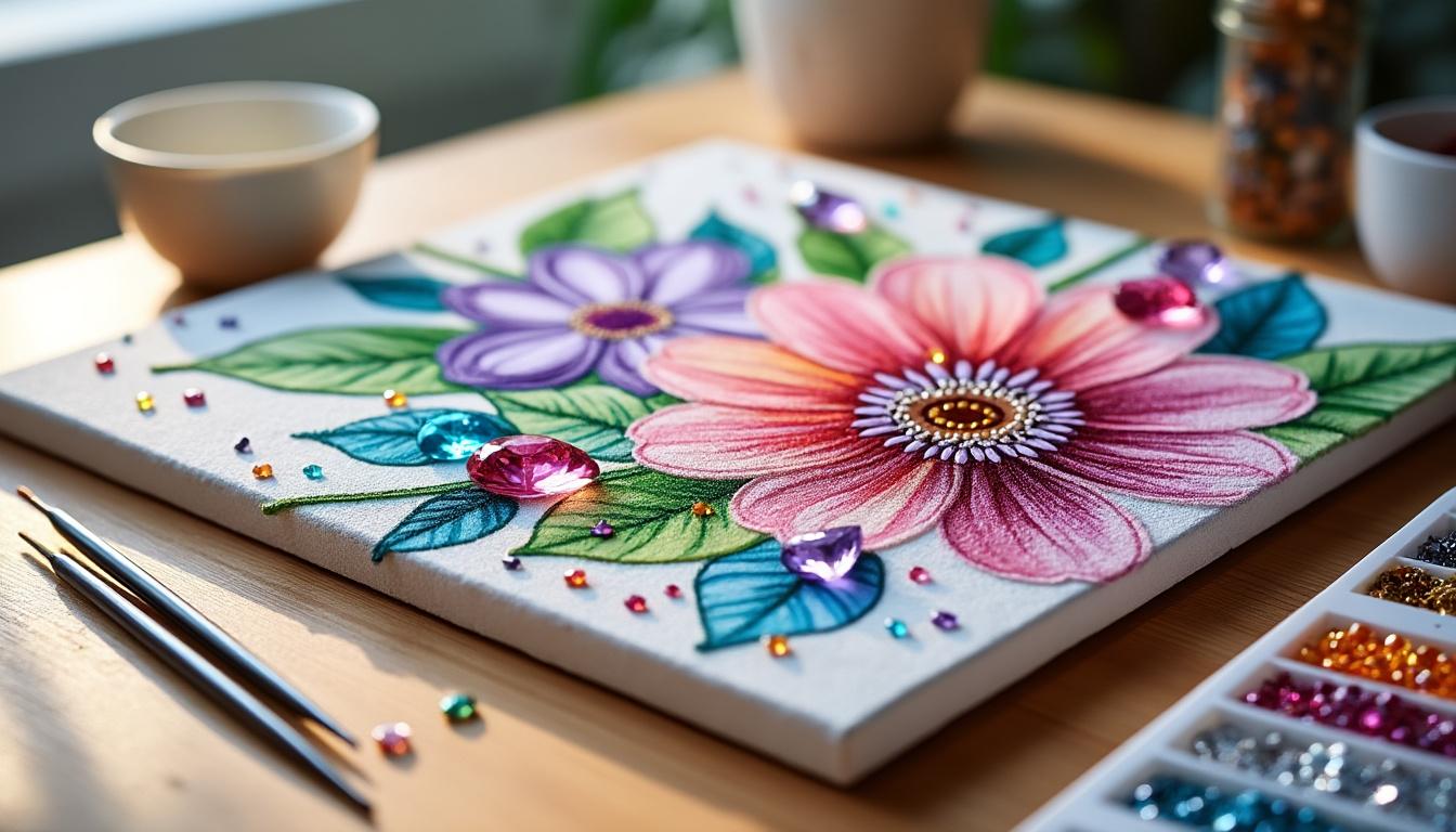 découvrez comment choisir les meilleurs matériaux pour réussir votre broderie diamant et obtenir des créations éclatantes et durables.