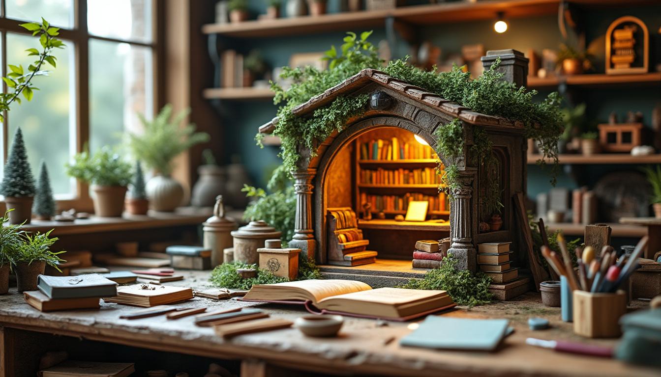 découvrez comment la boutique de maquettes book nook sublime votre passion en véritables œuvres d'art grâce à des créations uniques et détaillées.