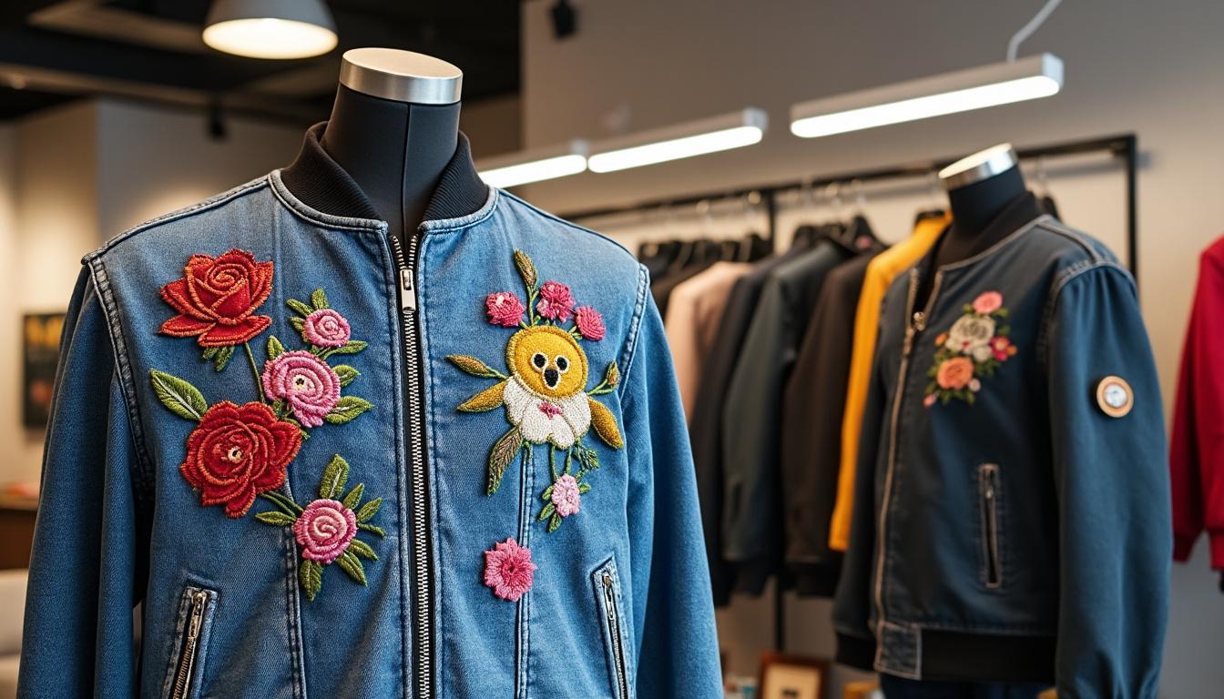 découvrez des inspirations créatives de designs pour blousons personnalisés avec votre logo brodé, alliant style unique et qualité exceptionnelle.