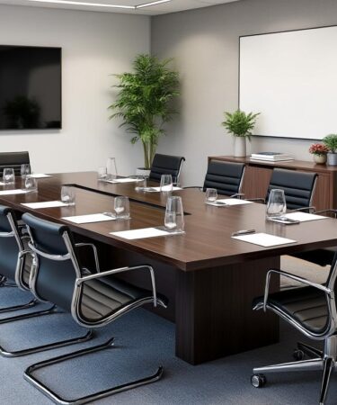 découvrez notre mobilier de bureau avec des tables de réunion professionnelles alliant design, confort et fonctionnalité pour optimiser vos espaces de travail.