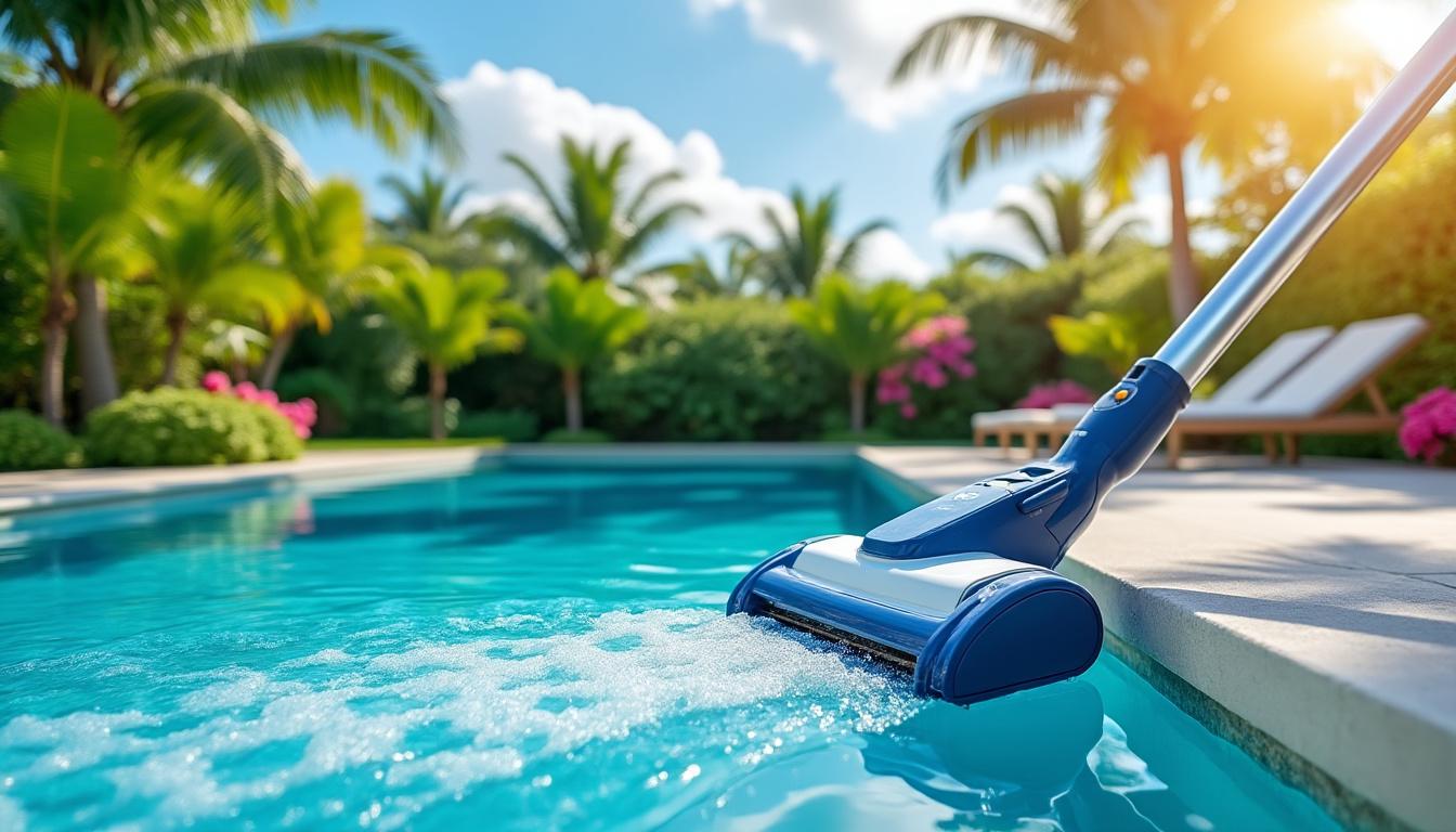 découvrez pourquoi un aspirateur de piscine pour fond et parois est essentiel pour maintenir la propreté et la qualité de l'eau de votre bassin, assurant ainsi un entretien facile et efficace.