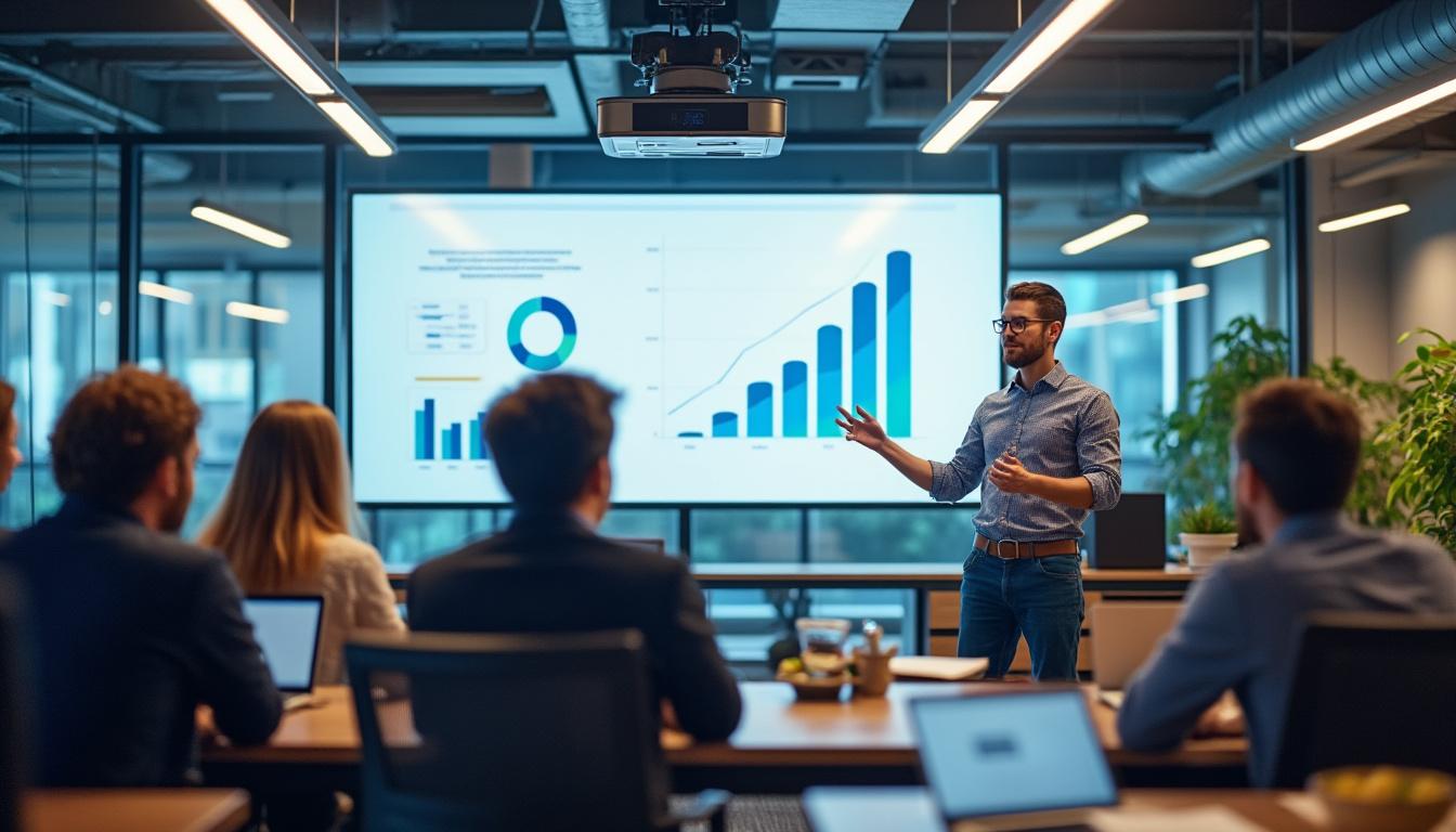 découvrez notre sélection de vidéoprojecteurs bureautiques pas chers, idéals pour optimiser vos présentations professionnelles et améliorer la productivité de votre entreprise tout en respectant votre budget.