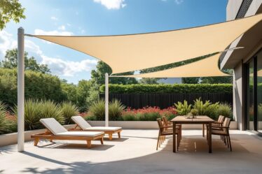 découvrez nos voiles d'ombrage triangulaires, l'accessoire incontournable pour profiter d'un été frais et ombragé avec style et élégance.