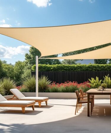 découvrez nos voiles d'ombrage triangulaires, l'accessoire incontournable pour profiter d'un été frais et ombragé avec style et élégance.