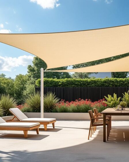 découvrez nos voiles d'ombrage triangulaires, l'accessoire incontournable pour profiter d'un été frais et ombragé avec style et élégance.