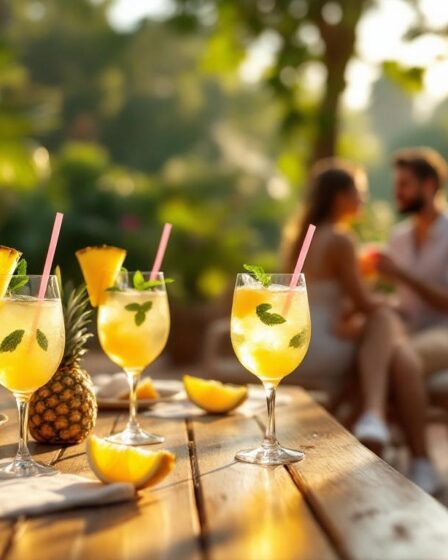 découvrez des recettes faciles de cocktails tropicaux faits maison pour apporter une ambiance de vacances à vos soirées. savourez l'exotisme et la fraîcheur chez vous !