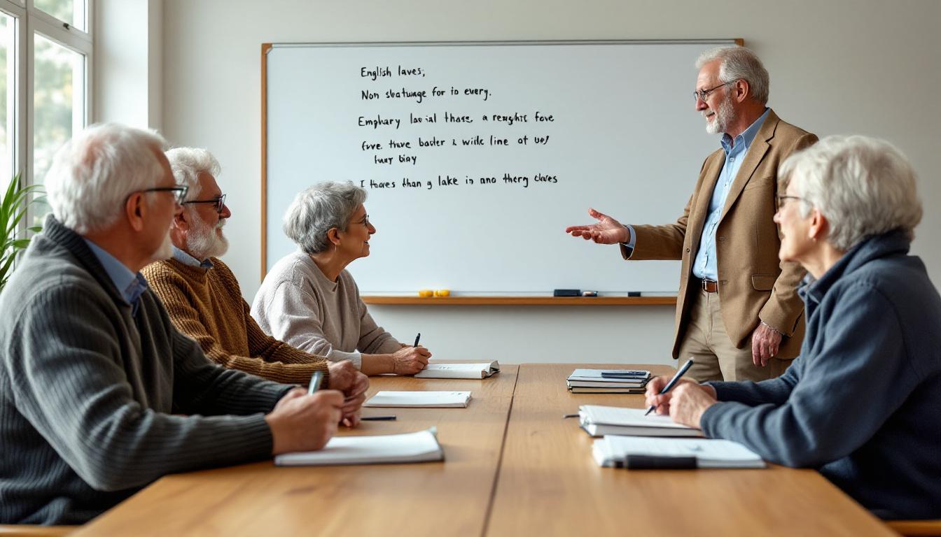 rejoignez une retraite unique pour apprendre l'anglais en groupe, partager vos expériences et progresser ensemble dans une ambiance conviviale et motivante.