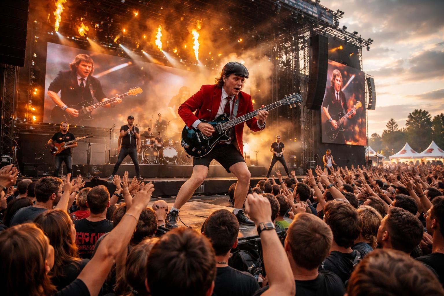 découvrez comment ac/dc a électrisé le hellfest et conquis le cœur des festivaliers grâce à une performance inoubliable et leur légendaire énergie sur scène.