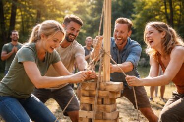 découvrez nos animations ludiques pour adultes, conçues pour renforcer la cohésion d'équipe à travers des activités divertissantes et engageantes.