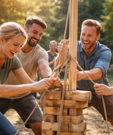 découvrez nos animations ludiques pour adultes, conçues pour renforcer la cohésion d'équipe à travers des activités divertissantes et engageantes.