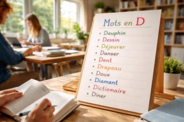 découvrez une méthode simple pour apprendre le français grâce à une liste complète de mots commençant par la lettre d. idéal pour enrichir votre vocabulaire rapidement et efficacement.