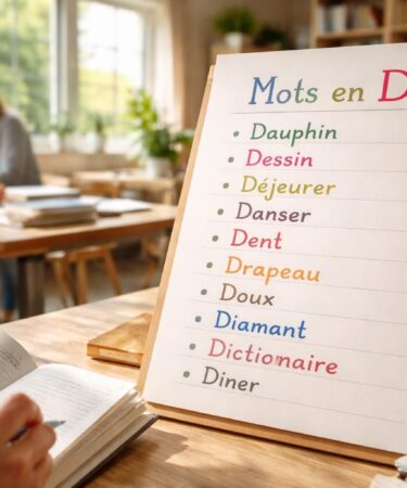 découvrez une méthode simple pour apprendre le français grâce à une liste complète de mots commençant par la lettre d. idéal pour enrichir votre vocabulaire rapidement et efficacement.