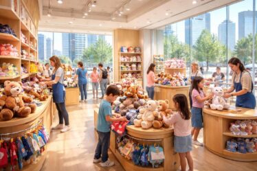 découvrez l'atelier build-a-bear workshop à la défense, une expérience shopping unique où vous créez votre propre peluche personnalisée. amusement garanti pour petits et grands !