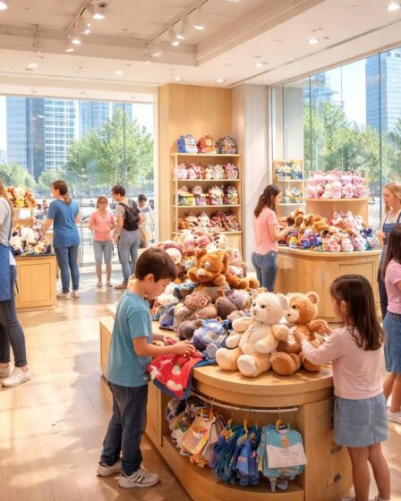 découvrez l'atelier build-a-bear workshop à la défense, une expérience shopping unique où vous créez votre propre peluche personnalisée. amusement garanti pour petits et grands !