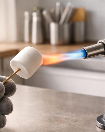 apprenez à griller un chamallow avec un chalumeau de cuisine de manière simple et sécurisée grâce à nos conseils pratiques.