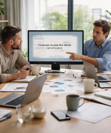 découvrez comment résoudre le problème du groupe non affiché en raison de son utilisation précédente et évitez toute frustration grâce à nos conseils pratiques.