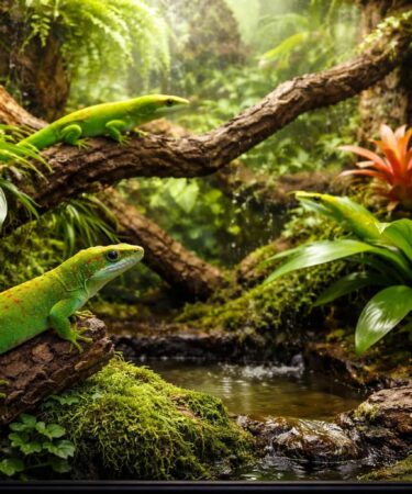 découvrez comment aménager un habitat idéal pour vos phelsuma grandis en captivité, en optimisant la température, l'humidité et l'espace pour assurer leur bien-être.