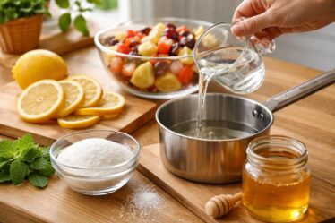 apprenez à préparer facilement un sirop maison pour sublimer vos salades de fruits avec cette recette simple et délicieuse.