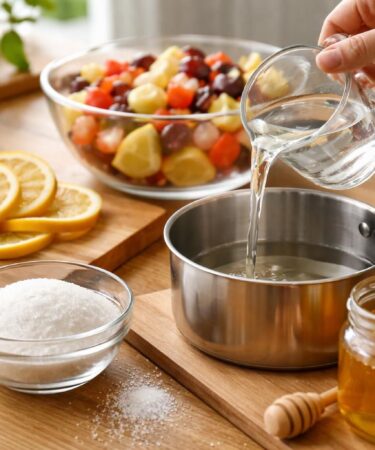 apprenez à préparer facilement un sirop maison pour sublimer vos salades de fruits avec cette recette simple et délicieuse.