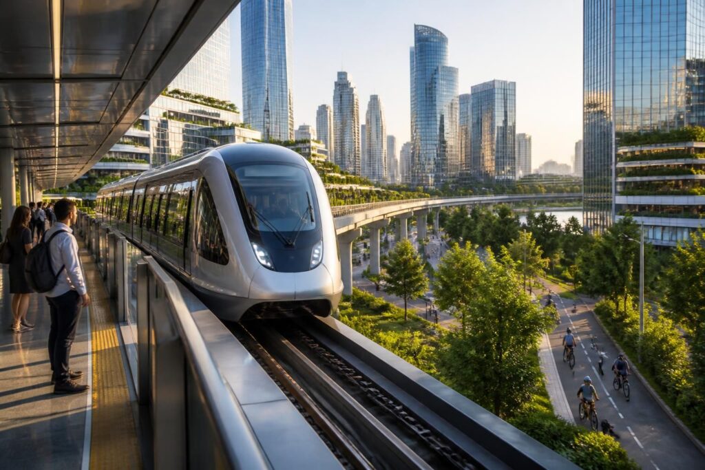 découvrez comment le déplacement des trains, qu'ils cheminent ou roulent, peut transformer et révolutionner les transports urbains pour un avenir plus efficace et durable.