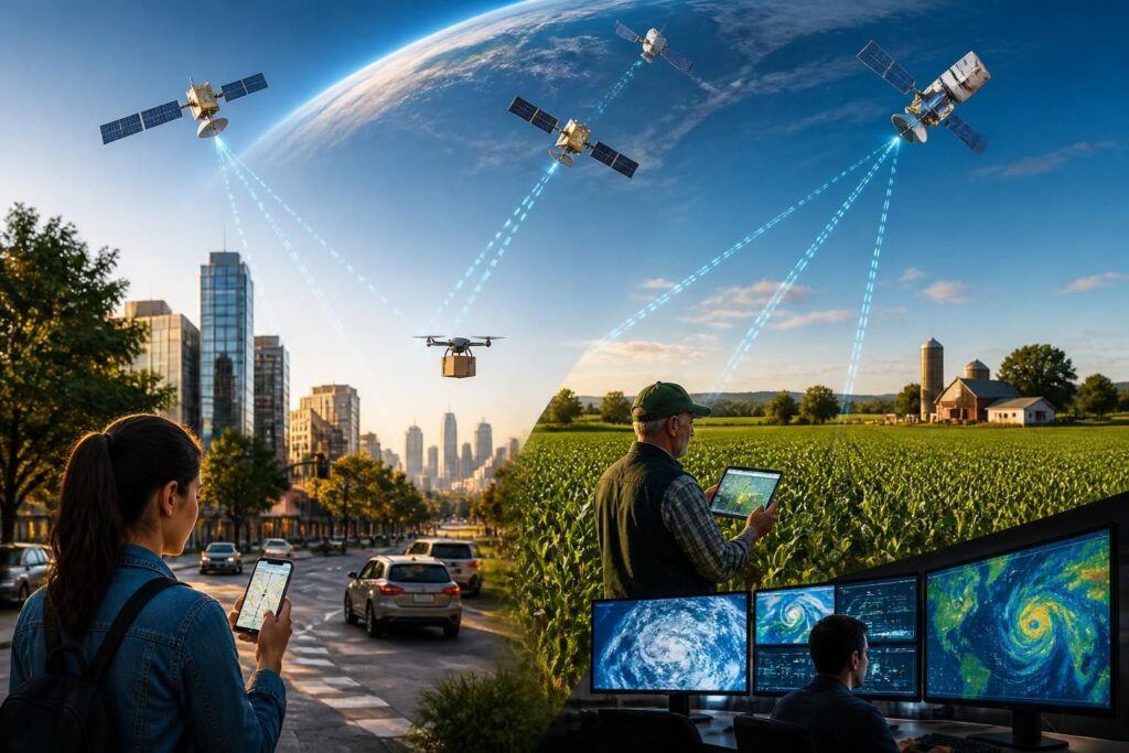 découvrez comment les satellites en orbite autour de la terre améliorent notre vie quotidienne, en facilitant la communication, la navigation, la météo et bien plus encore.