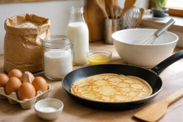 découvrez une recette de crêpe simple à réaliser avec des ingrédients du placard pour un résultat moelleux et délicieux à chaque fois.