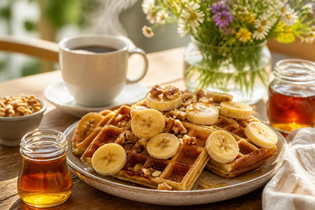 découvrez la recette de gaufres bananesques sur chicchew.fr, le petit déjeuner gourmand et ensoleillé qui réveillera vos matins avec douceur et saveurs.